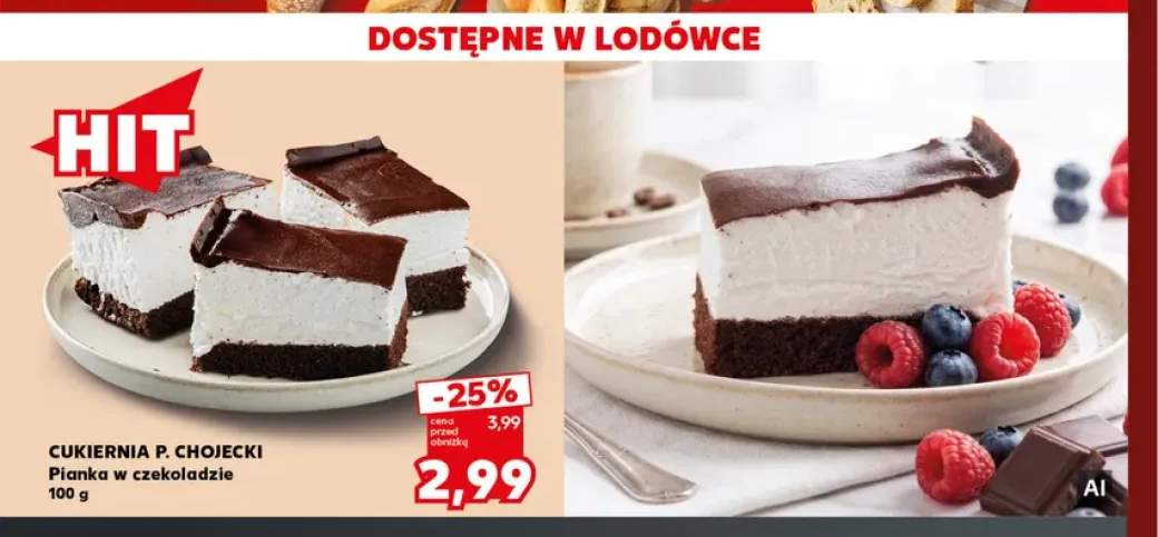 Pianka w czekoladzie Cukiernia P. Chojecki