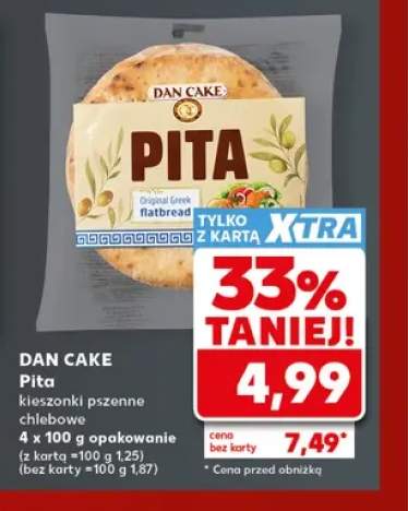 Pita kieszonki pszenne chlebowe Dan Cake