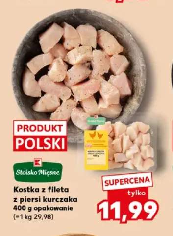 Kostka z fileta z piersi kurczaka Stoisko Mięsne