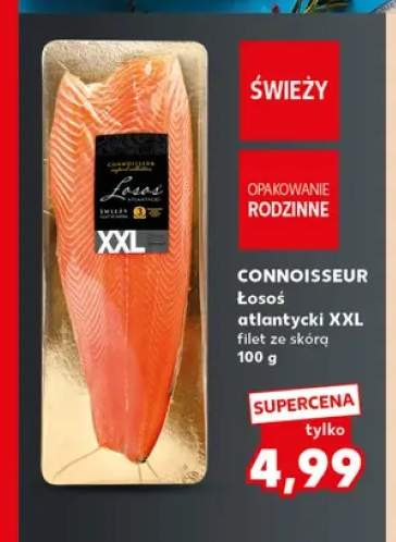 Łosoś atlantycki XXL filet ze skórą Connoisseur