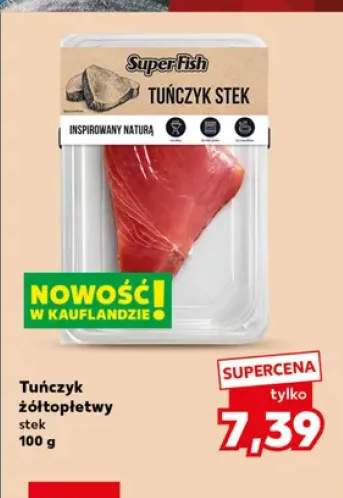 Tuńczyk żółtopłetwy stek SuperFish