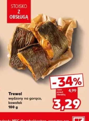 Trewal wędzony na gorąco kawałek