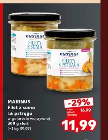 Filet z suma w galarecie warzywnej Marinus +1 wariant