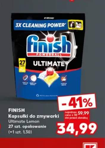 Kapsułki do zmywarki Ultimate Lemon Finish