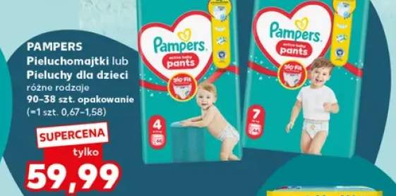 Pieluchomajtki dla dzieci Pampers +1 wariant