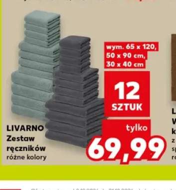 Zestaw ręczników Livarno