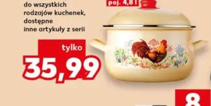 Garnek emaliowany 4,8 l Brio