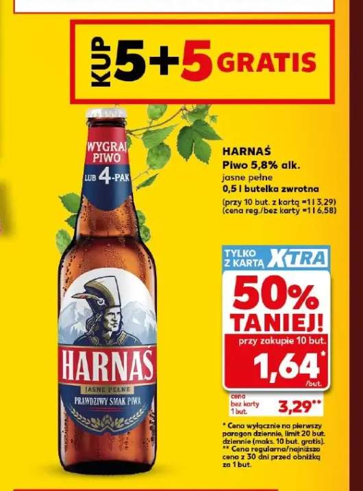 Piwo 5,8% Harnaś