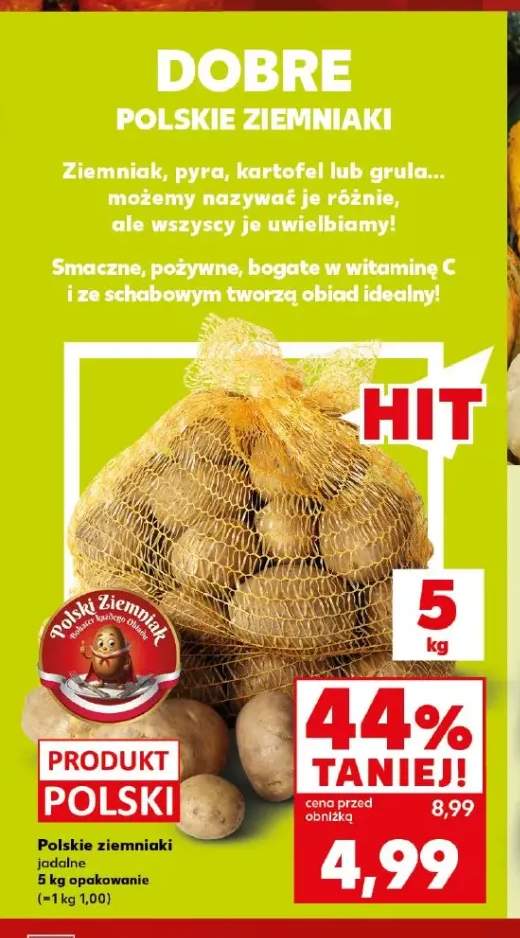 Ziemniaki jadalne polskie