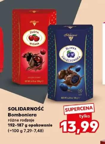 Bomboniera Złota Wiśnia Solidarność +1 wariant