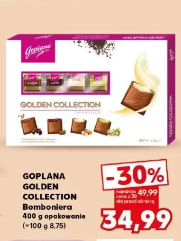 Bomboniera Golden Collection Goplana