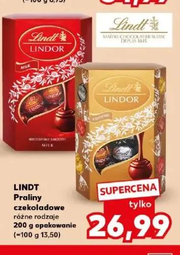 Praliny czekoladowe Lindor Milk Lindt +1 wariant