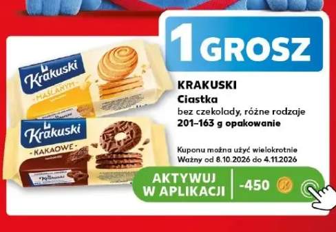 Ciastka bez czekolady maślane Krakuski +1 wariant