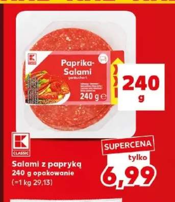 Salami z papryką K-Classic
