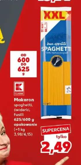 Makaron spaghetti K-Classic +2 warianty