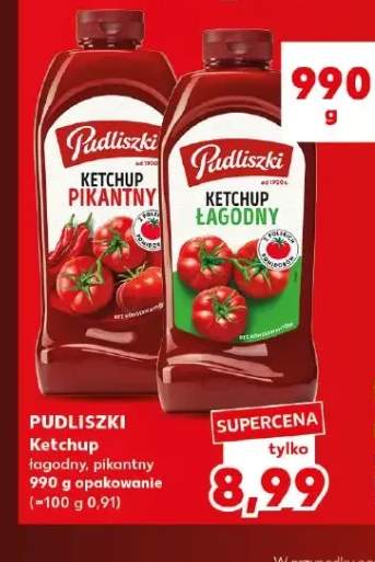 Ketchup Pudliszki pikantny +1 wariant