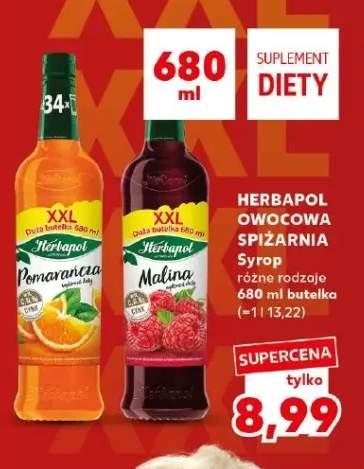 Syrop Herbapol Owocowa Spiżarnia pomarańcza +1 wariant