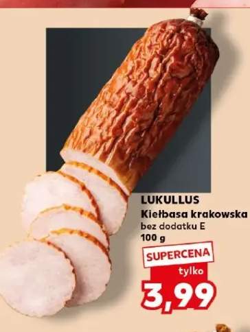 Kiełbasa krakowska bez dodatku E Lukullus