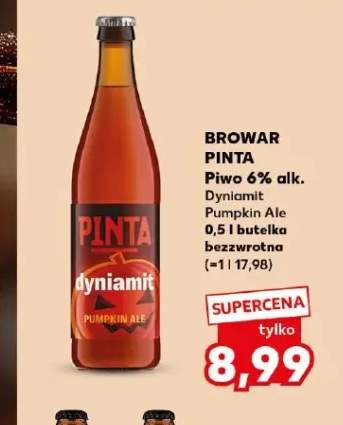 Piwo Dyniamit Pumpkin Ale Browar Pinta