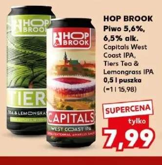 Piwo Tiers Tea & Lemongrass IPA Hop Brook +1 wariant