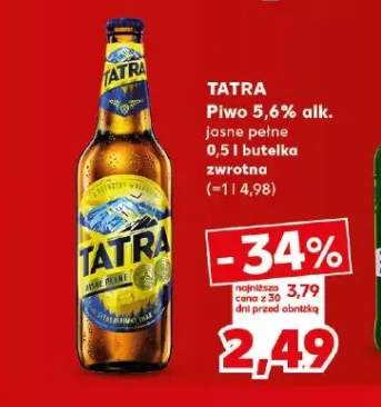 Piwo Tatra 5,6%