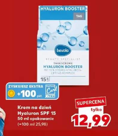 Krem na dzień Hyaluron SPF 15 Bevola
