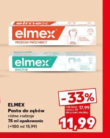 Pasta do zębów Przeciw Próchnicy Elmex +1 wariant