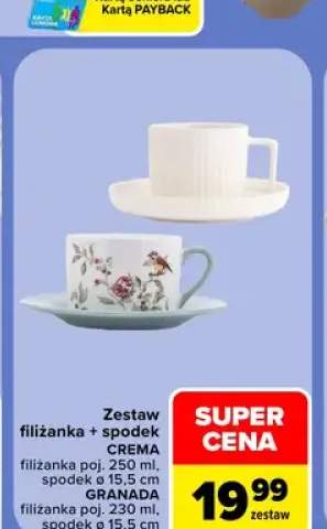 filiżanka z talerzykiem