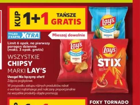 Chipsy marki Lay's +3 warianty