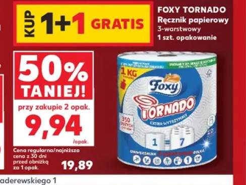 Ręcznik papierowy 3-warstwowy Foxy Tornado