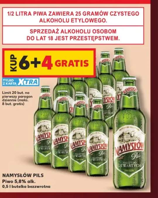 Piwo Namysłów Pils