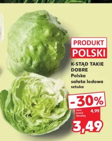 Sałata lodowa polska K-Stąd Takie Dobre