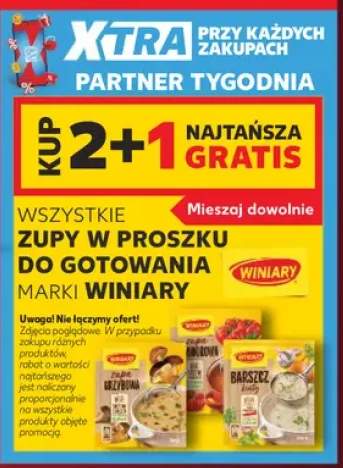 Zupy w proszku do gotowania marki Winiary +3 warianty