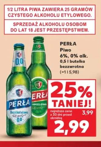 Piwo bezalkoholowe Perła +1 wariant