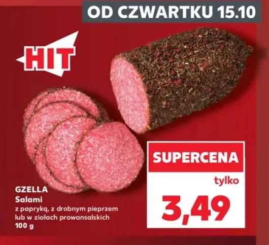 Salami z papryką Gzella +2 warianty