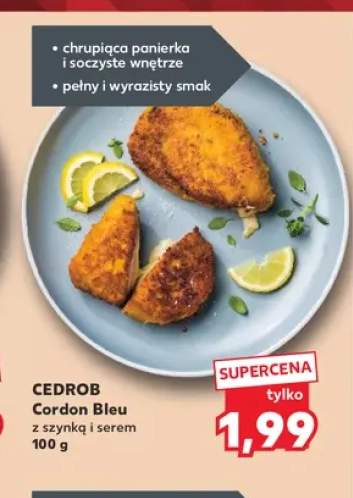 Cordon Bleu z szynką i serem Cedrob