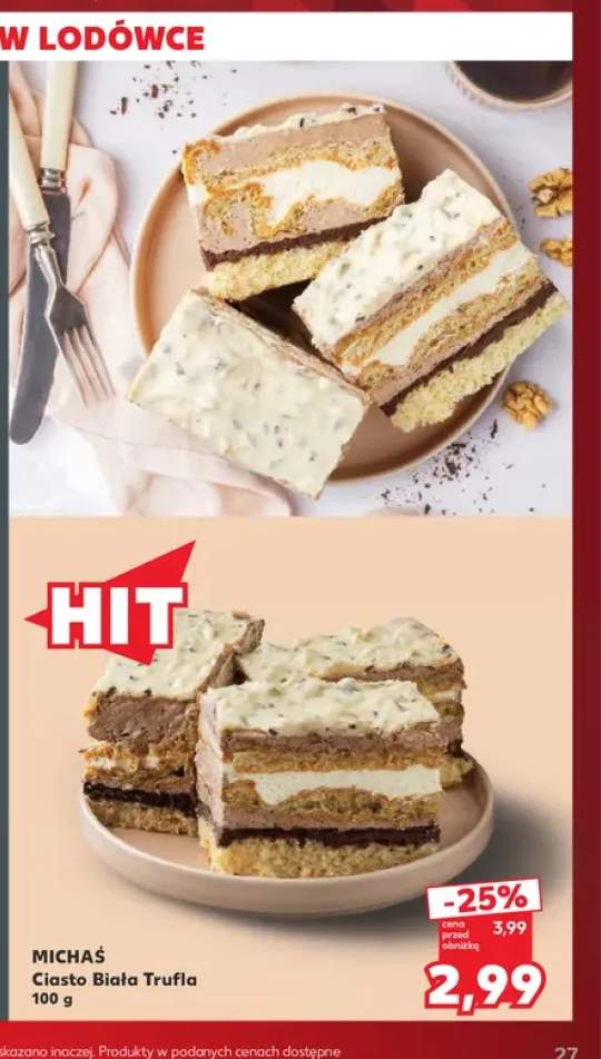 Ciasto Biała Trufla Michaś
