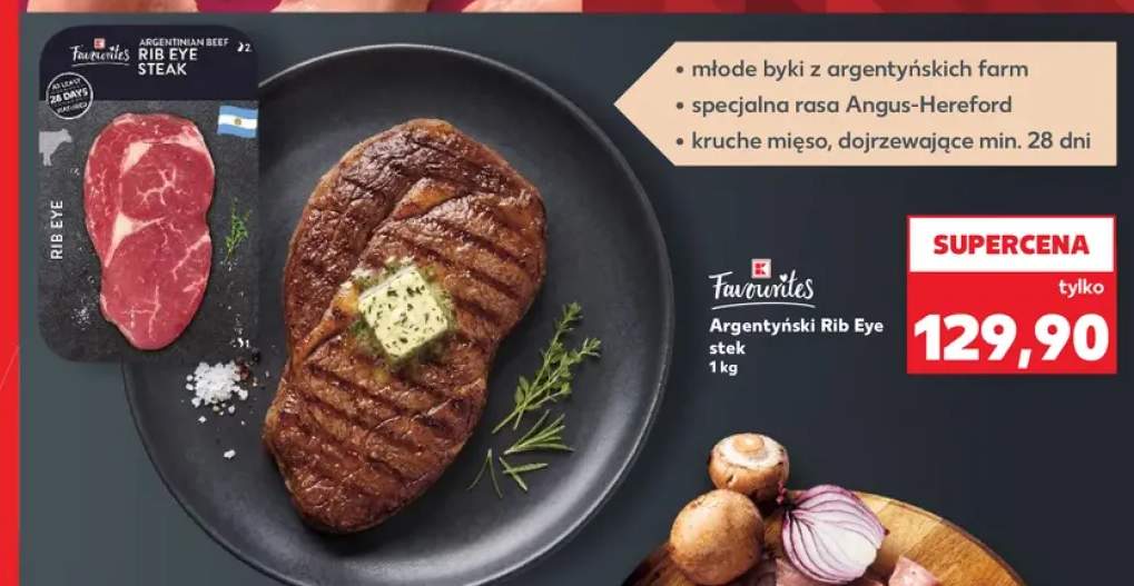 Argentyński Rib Eye stek K-Favourites