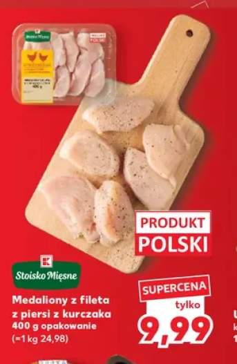 Medaliony z fileta z piersi z kurczaka Stoisko Mięsne