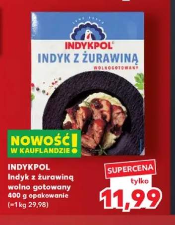 Indyk z żurawiną wolno gotowany Indykpol