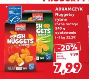 Nuggetsy rybne Abramczyk papryka +1 wariant