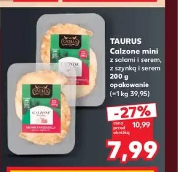 Calzone mini z salami i serem Taurus +1 wariant