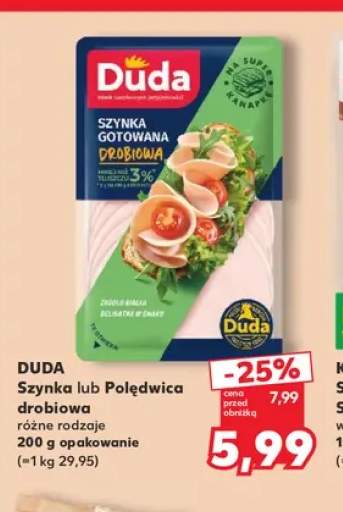 Szynka drobiowa Duda +1 wariant