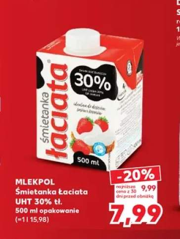 Śmietanka Łaciata UHT 30%