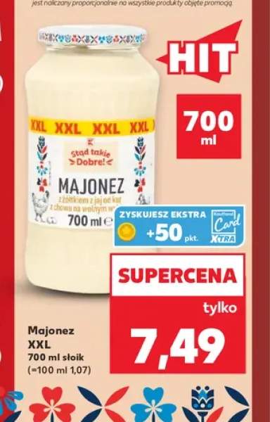 Majonez XXL K-Stąd Takie Dobre!