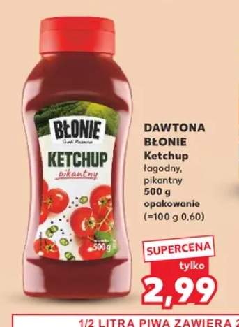 Ketchup Błonie łagodny Dawtona +1 wariant