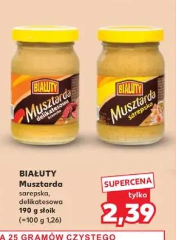 Musztarda sarepska Białuty +1 wariant
