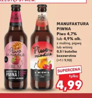Piwo z maliną Manufaktura Piwna +2 warianty