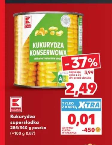 Kukurydza supersłodka K-Classic