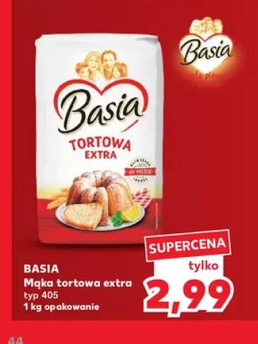 Mąka tortowa extra typ 405 Basia